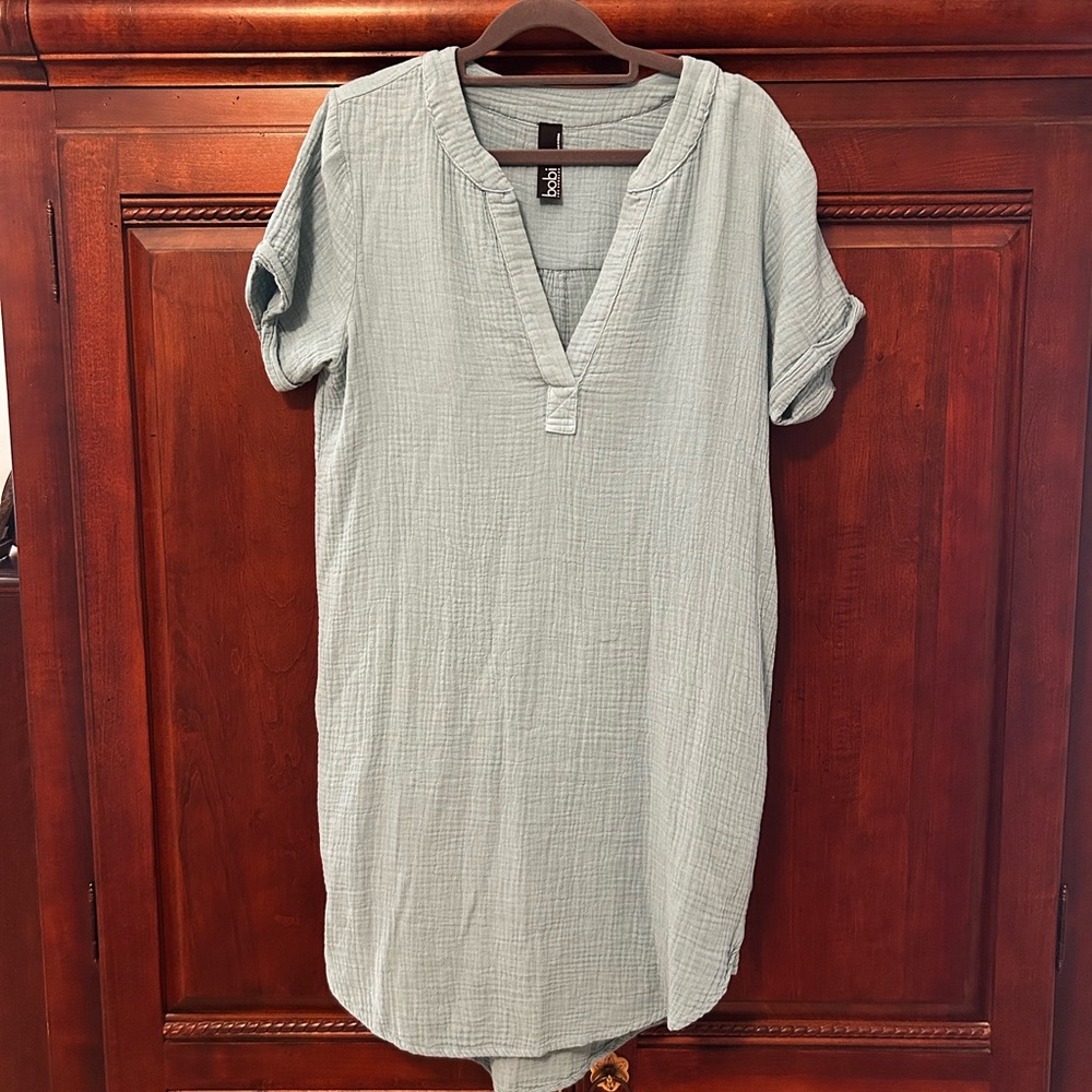 BOBI Los Angeles gauze dress. 👗